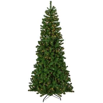 Northlight 7' Pre-Lit Norfolk Spruce Artificial Christmas Tree, Clear Lights