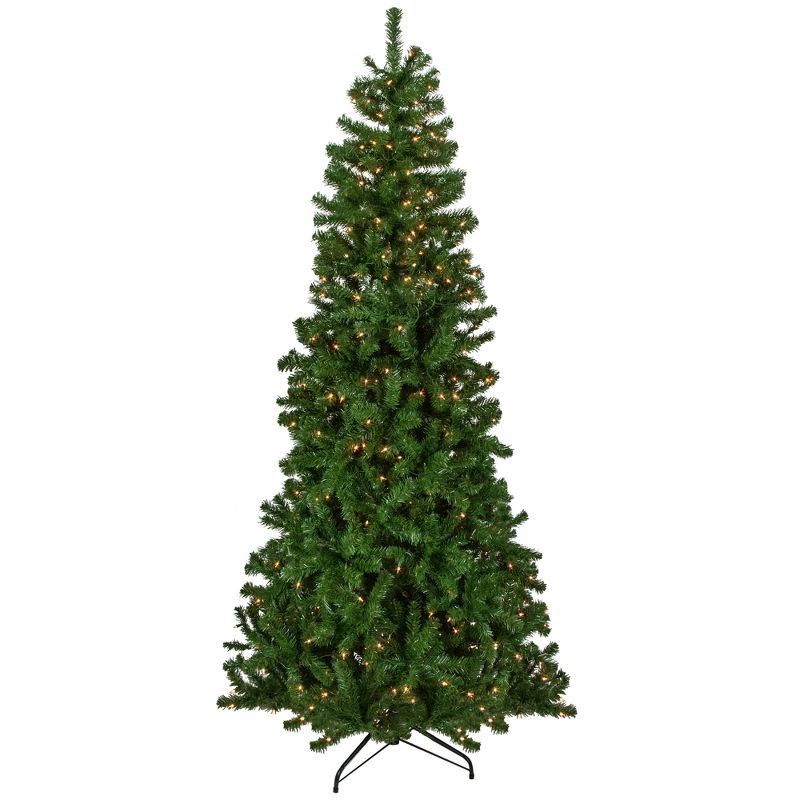 Northlight 7' Pre-Lit Norfolk Spruce Artificial Christmas Tree, Clear Lights, 1 of 7