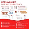 First Responder Trauma First Aid Kit Bag – Fully Stocked Emergency Medical Kit for Workplace, Vehicle & Home – OSHA & ANSI Compliant – Portable - 2 of 4