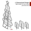 Best Choice Products 6ft Lighted 2D Christmas Tree Outdoor Decor w/ 170 LED Lights, Gift Boxes, Storage Bag - 2 of 4