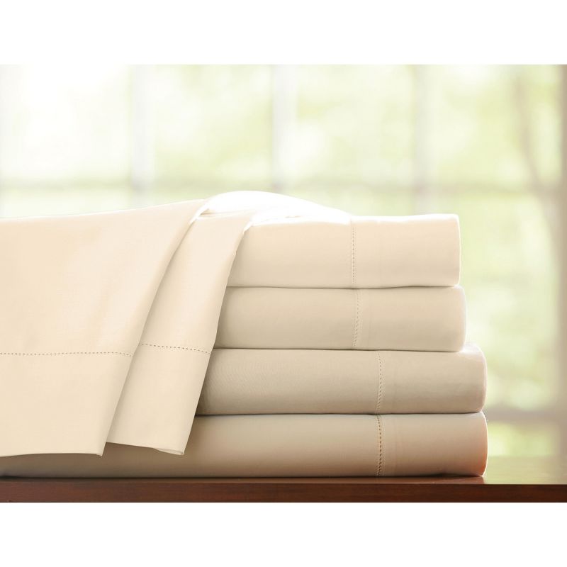Pointehaven 800 Thread Count Long Staple Cotton Deep Pocket Luxury 4 pc Sheet Set, 1 of 4