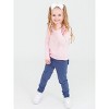 RuffleButts Toddler Girls Ruched Bow Leggings - 3 of 4