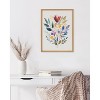 Kate & Laurel All Things Decor 12"x16" Gallery Jewel Tone Botanical Watercolor Bouquet Print by The Creative Bunch Studio Gold - 4 of 4