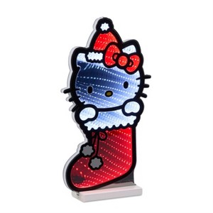 Hello Kitty Holiday Stocking Ekkolight 16"H Acrylic Plug In Lamp – By Melrose - 1 of 3