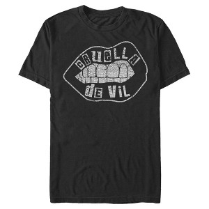 Men's Cruella Distressed Lips Logo T-Shirt - 1 of 4