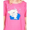 Casual Nights Women's Short Sleeve Printed Scoop Neck Sleep Tee - 4 of 4