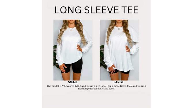 Simply Sage Market Women's Christmas Spirit Activate Long Sleeve Graphic Tee, 2 of 5, play video