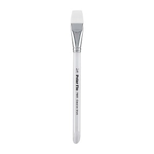 Creative Mark Polar Flo Professional Watercolor Brushes - Bright  - Short Handle, Nickel-Plated Seamless Brass Ferrule - Art Paint Brushes for Acrylic - 1 of 4