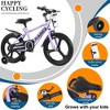 NAYSAYE 16" Kids Bike High Carbon Steel Frame Training Wheel with Water Bottle & Holder, Easy Learning Bicycle for Boys and Girls Ages 3 to 9 - 2 of 4