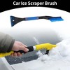 Unique Bargains Universal Car Ice Scraper Brush with Broom SUV Snow Frost Remover for Car Truck Plastic - 2 of 4