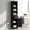 Tall Bathroom Cabinet, Freestanding Storage Cabinet with Drawer - 2 of 4