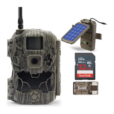 Stealth Cam DS4K Transmit Cellular w/ Solar Power Panel and 32GB SD Card Bundle