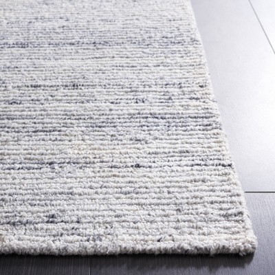Mirage Blue and Ivory Hand Tufted 4' x 6' Viscose Rug