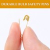 Unique Bargains Clothes Trimming Metal Safety Pins with a Plastic Bag Gold Tone 90 Pcs - 4 of 4