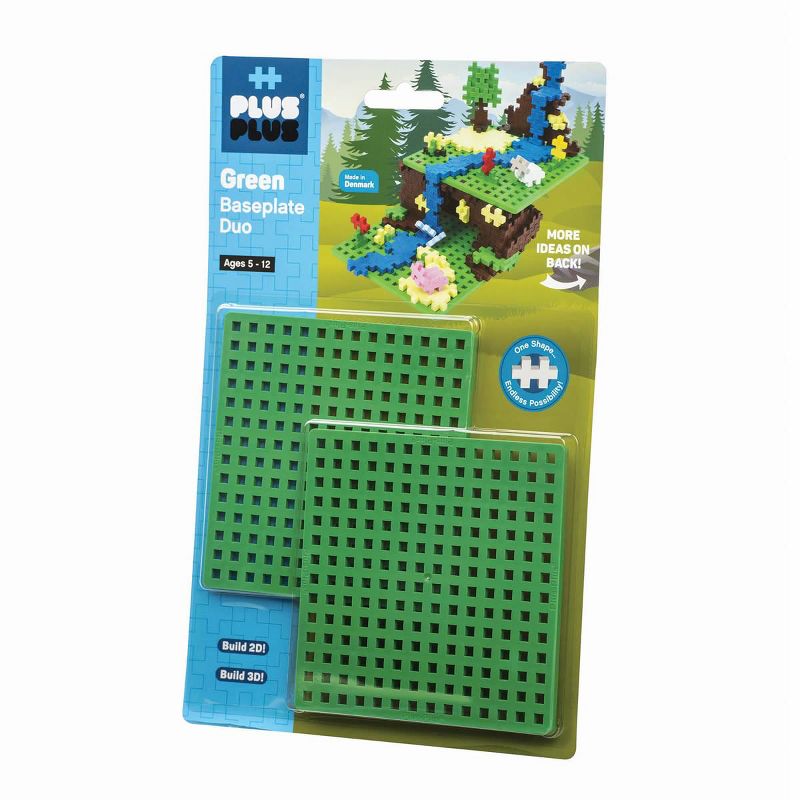 Plus-Plus 240 Piece Basic Color Tube Set & Baseplate Duo - Building STEM Toy, 4 of 5