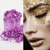 Unique Bargains Gold Foil Flakes for Nail Resin Crafts Painting Candle Making - 4 of 4