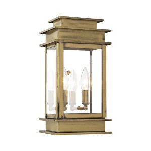 Livex Lighting Princeton 2 - Light Wall Light in  Antique Brass - 1 of 4