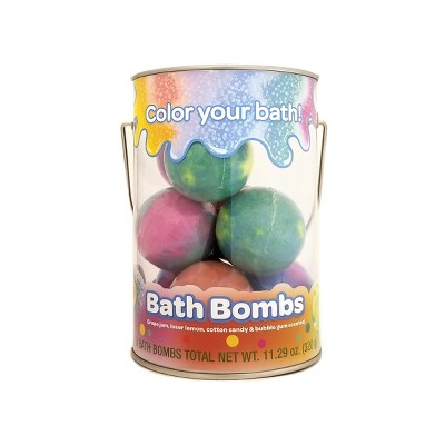 water colour changing bath bombs
