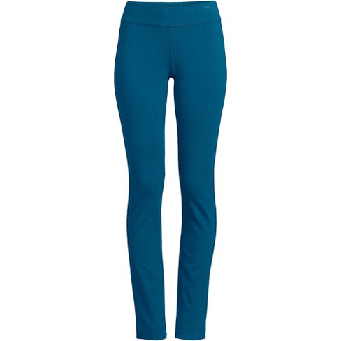 Lands' End Women's Starfish Mid Rise Slim Leg Pants - X Large - Evening  Blue : Target