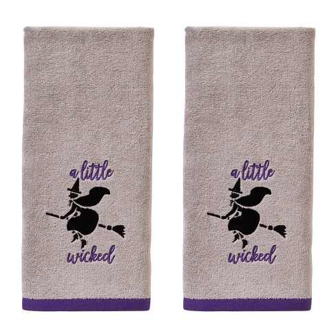 SKL Home Cozy Home 2 Piece Hand Towel Set in Taupe