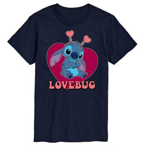 Men's - Lilo and Stitch - Lovebug Stitch Short Sleeve Graphic T-Shirt - 1 of 4