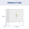 SKRAN Metal Storage Cabinet, Multi-Purpose Steel Cabinets with Doors and  Adjustable Shelves for Home, Office, and School - 3 of 4