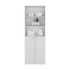 NicBex Bookcases for Living Room Modern 71.1" H 4 Tier Free Standing Storage Bookshelves with Durable Structure for Office Home - 3 of 4