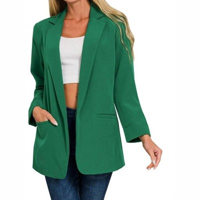 Women's Shawl Lapel Blazer - Plus - ee:some