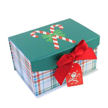 CraftOutlet.com 4.5 Inch Magnetic Closure Box Small Rigid Christmas Decor Gift Decorative Boxes