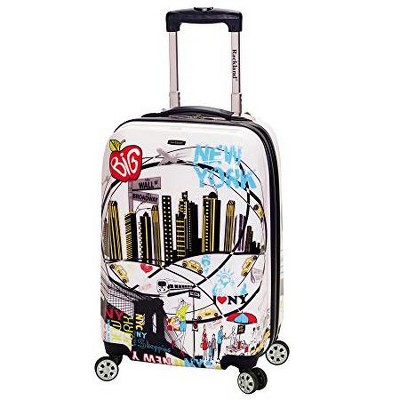 Rockland Departure Hardside Spinner Wheel Luggage Newyork Carry-On 20"