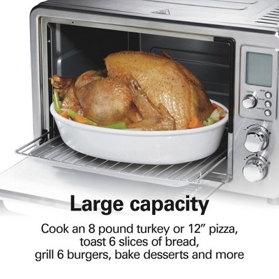 Stainless Steel 4-Slice Convection Broiler Toaster Oven