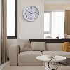 Clockswise Black Analog Clock – Silent, Non-Ticking for Wall, Office Desk, Table and Shelf, Battery-Operated Perfect for Home Office - 4 of 4
