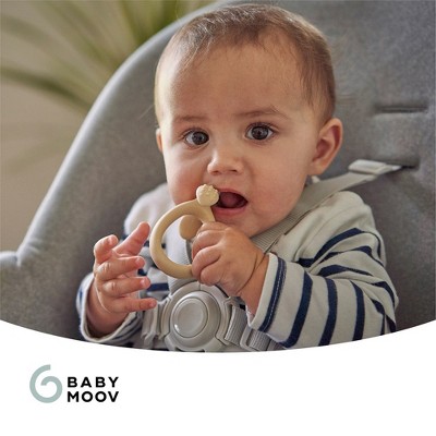 Beige Silicone Baby Feeding Set with Bowl, Spoon, and Bib
