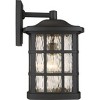Quoizel Lighting Stonington 1 - Light Sconce in  Matte Black - 2 of 4