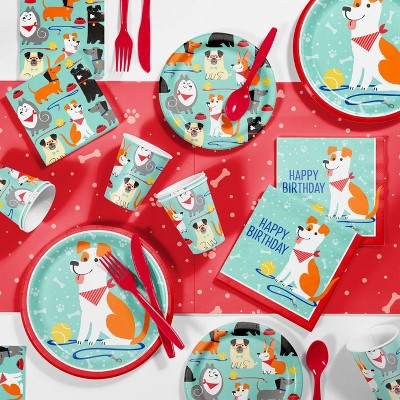 24ct Dog Print Party Cups : Target