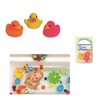 Evideco French Home Goods Set of 3 Non-Toxic Floating Bath Toys - Squeaky Ducks -for Babies and Toddlers - 3 of 4