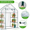 Karl Home | 56 in. W x 29 in. D x 77 in. H PE-Covered Portable Greenhouse - 4 of 4