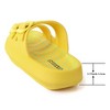 Women's Men's Cloud Slides Double Buckle Adjustable Pillow Slippers Thick Sole Cushion EVA Sandals - 4 of 4