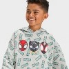 Boys' Spider-Man: Miles Morales Nikkolas Smith Pullover Sweatshirt - Heather Gray - 2 of 4
