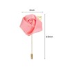 Unique Bargains Wedding Ceremony Anniversary Groom Silk Metal Rose Boutonnieres 24 Pcs - 2 of 3