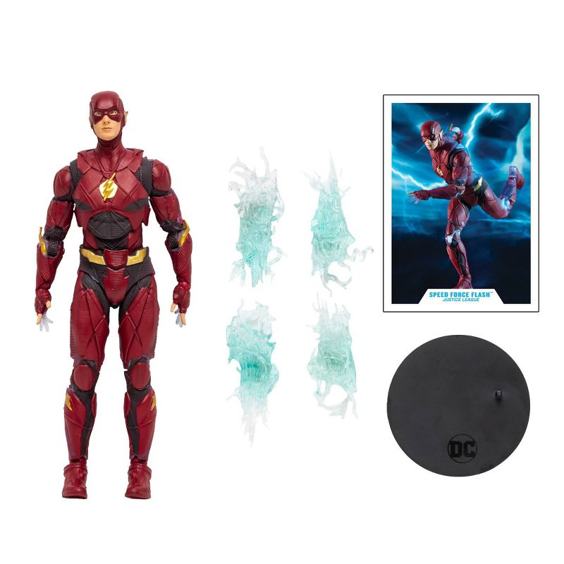 DC Comics Justice League Movie 7&#34; Figure - Speed Force Flash (Target Exclusive), 3 of 11