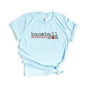 Simply Sage Market Women's Baseball Mom Colorful Short Sleeve Graphic Tee - 1 of 4