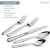 Chefs 18/10 Stainless Steel 44pc Flatware Set, Service for 8, Harlow - 4 of 4