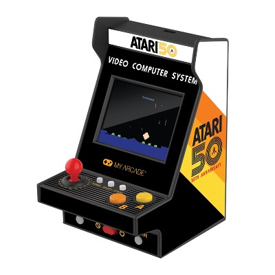 Atari 50th Anniversary Handheld Black Mini Arcade Machine