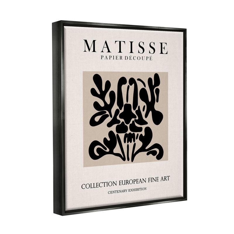 Stupell Industries Abstract Contemporary Black Floral Design Matisse Typography, 4 of 7