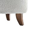 CAVINAS 20" Round Fleece Storage Ottoman with Lid,Multi-Functional Bench with Storage,Round Ottoman with Storage  for Living Room and Bedroom - 4 of 4