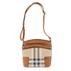 CTM Women's Plaid Adjustable Crossbody with Zipper Detail - 2 of 4