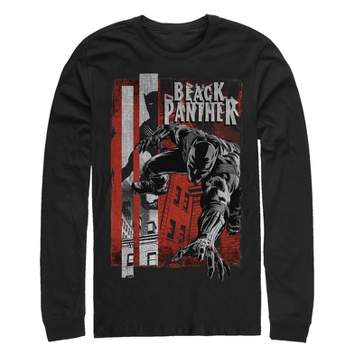 Men's Marvel Black Panther Lurk Long Sleeve Shirt