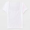Women's Seamless Cap Sleeve Square Neck T-Shirt - Wild Fable™ - 4 of 4