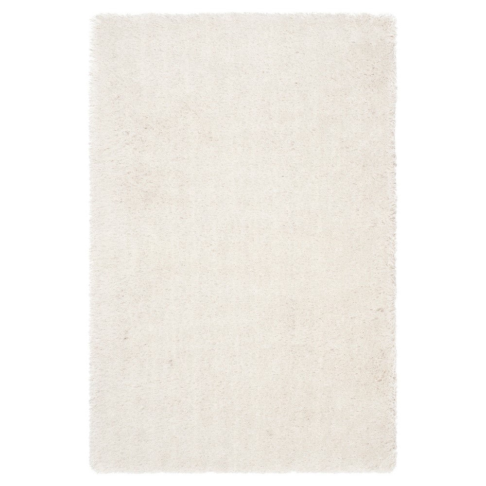 4'x6' Solid Tufted Area Rug Pearl - Safavieh